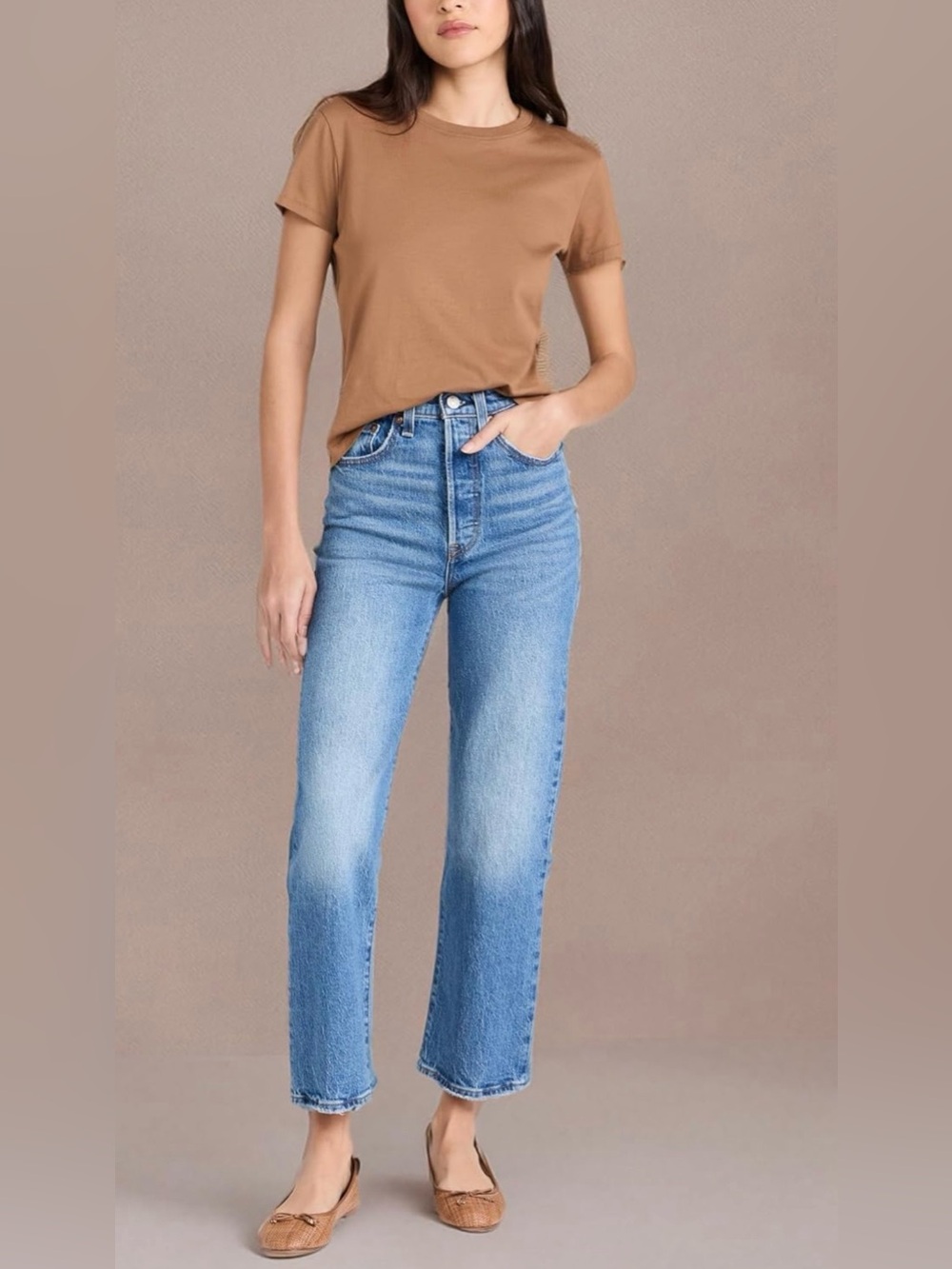 Levi’s Ribcage Straight Ankle Jeans